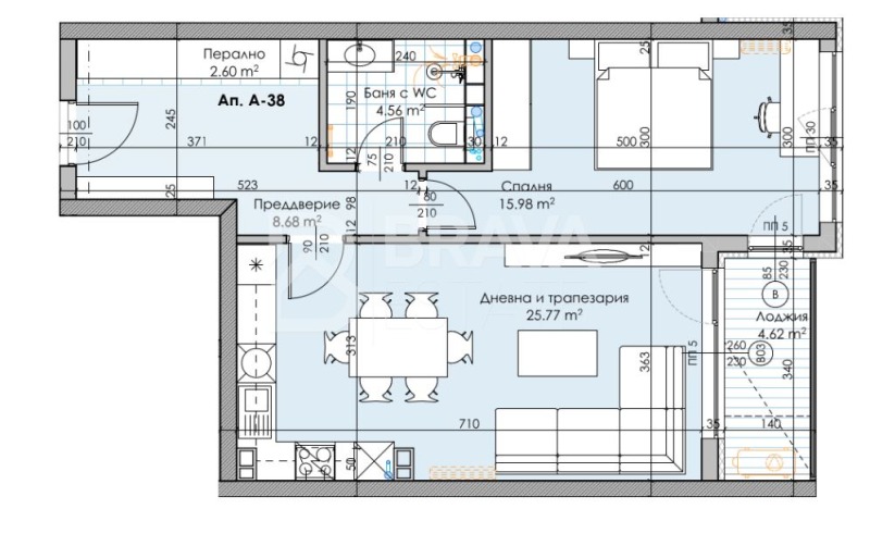 Продава 2-СТАЕН, гр. Пловдив, Кършияка, снимка 3 - Апартаменти - 52629111