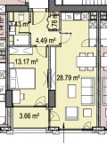 Продава  2-стаен град София , Дружба 1 , 80 кв.м | 31469508 - изображение [3]