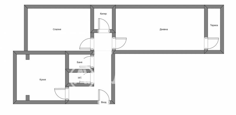 Продава  1 slaapkamer Sofia , Svoboda , 60 кв.м | 86356718 - изображение [4]