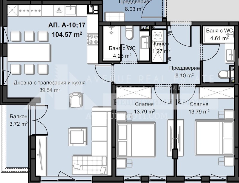 À venda  2 quartos Plovdiv , Hristo Smirnenski , 129 m² | 17910165 - imagem [2]