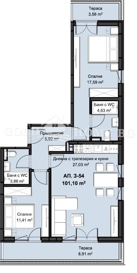 Продава 3-СТАЕН, гр. Пловдив, Христо Смирненски, снимка 8 - Апартаменти - 53707289