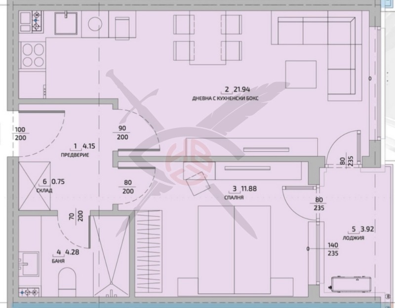 Продава  2-стаен град София , Малинова долина , 66 кв.м | 33729163