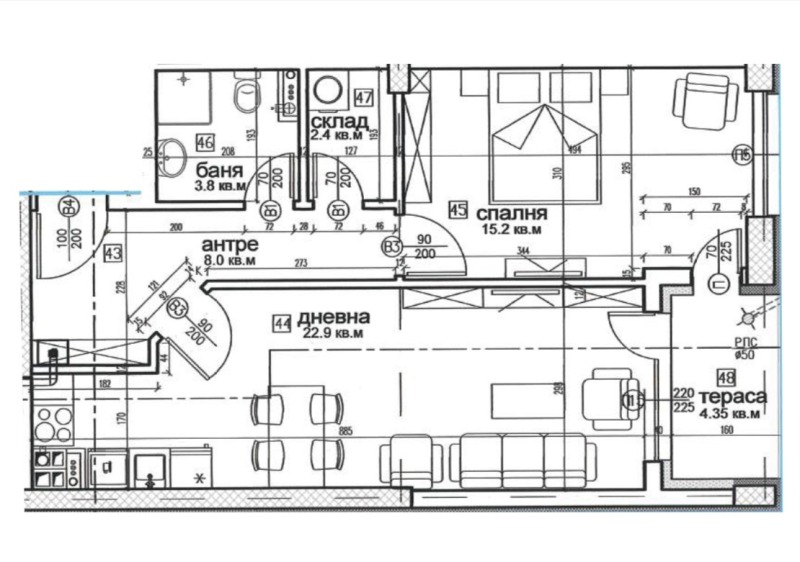 Продава  2-стаен град София , Витоша , 84 кв.м | 29932954 - изображение [2]