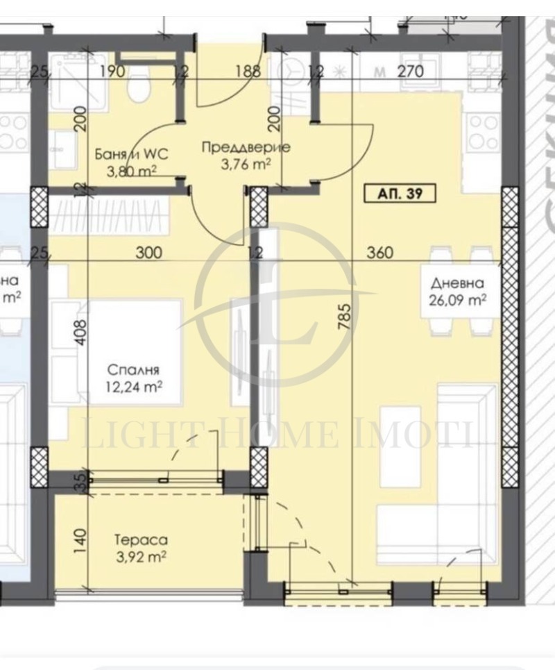 Продава 2-СТАЕН, гр. Пловдив, Тракия, снимка 3 - Апартаменти - 52701877