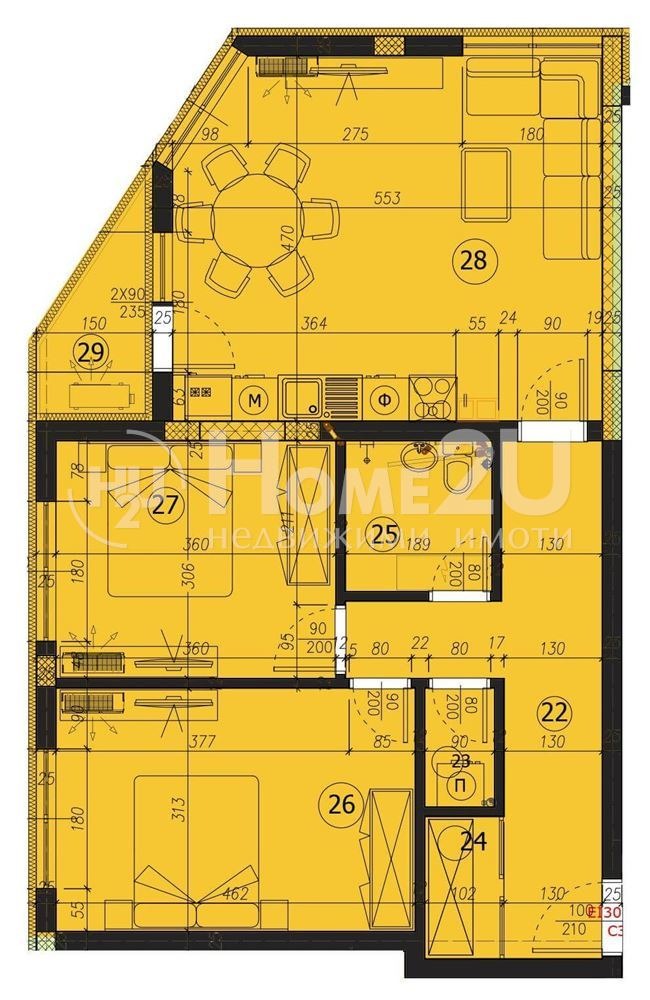 Zu verkaufen  2 Schlafzimmer Warna , Wladislaw Warnentschik 1 , 95 qm | 85124353 - Bild [3]