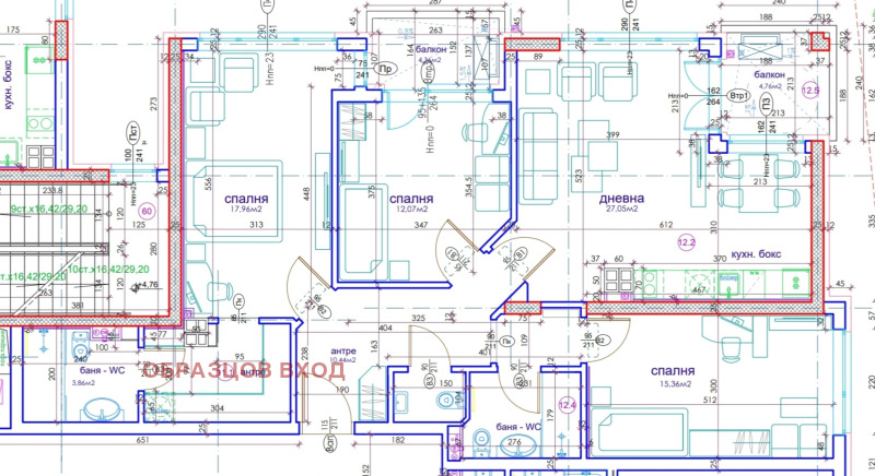 Продава 4-СТАЕН, гр. София, м-т Гърдова глава, снимка 2 - Aпартаменти - 47688696