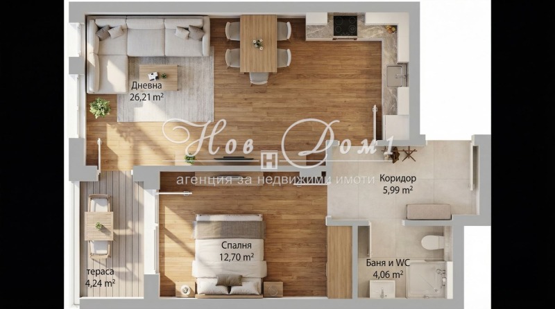 Продава 2-СТАЕН, гр. Пловдив, Кършияка