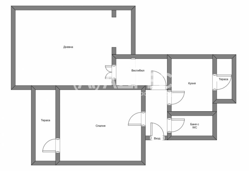 Til salg  2 soveværelser Sofia , Tsentar , 85 kvm | 45033817 - billede [4]