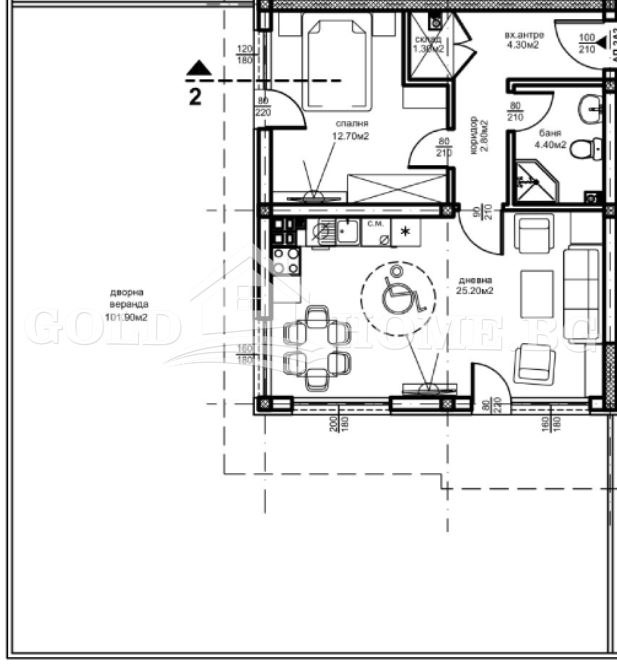 Zu verkaufen  1 Schlafzimmer Plowdiw , Ostromila , 65 qm | 94236403 - Bild [8]