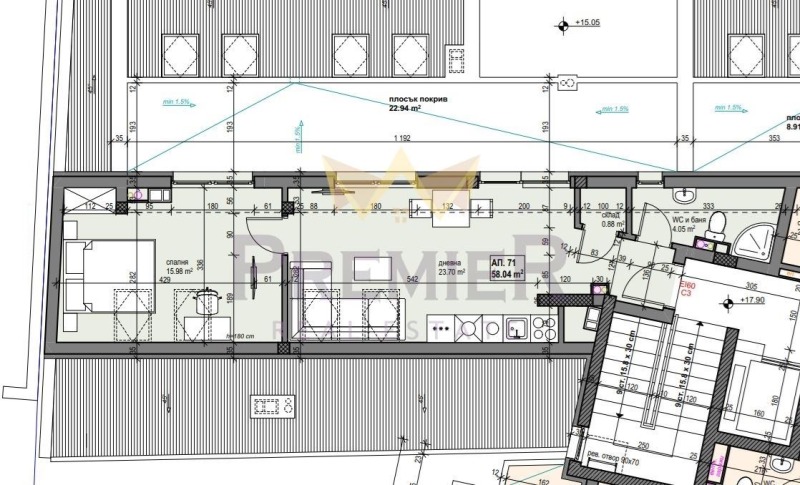 En venta  1 dormitorio Sofia , Tsentar , 66 metros cuadrados | 32343897 - imagen [10]