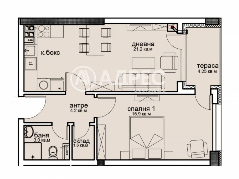 Продава 2-СТАЕН, гр. София, Витоша, снимка 3 - Апартаменти - 52563662