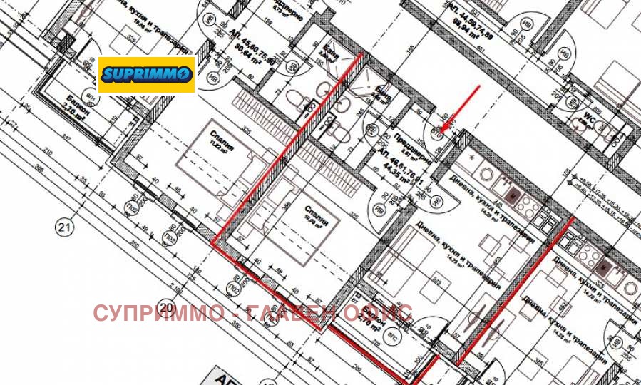 Продава 2-СТАЕН, гр. София, Зона Б-19, снимка 2 - Апартаменти - 56253549