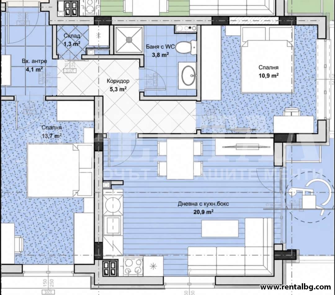Продава 3-СТАЕН, гр. Пловдив, Остромила, снимка 2 - Апартаменти - 54550018