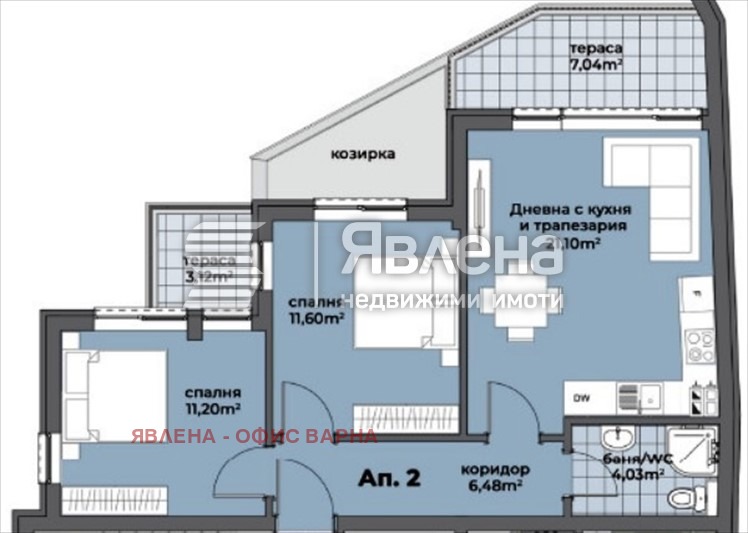 Продава  3-стаен град Варна , Аспарухово , 93 кв.м | 46385492 - изображение [3]