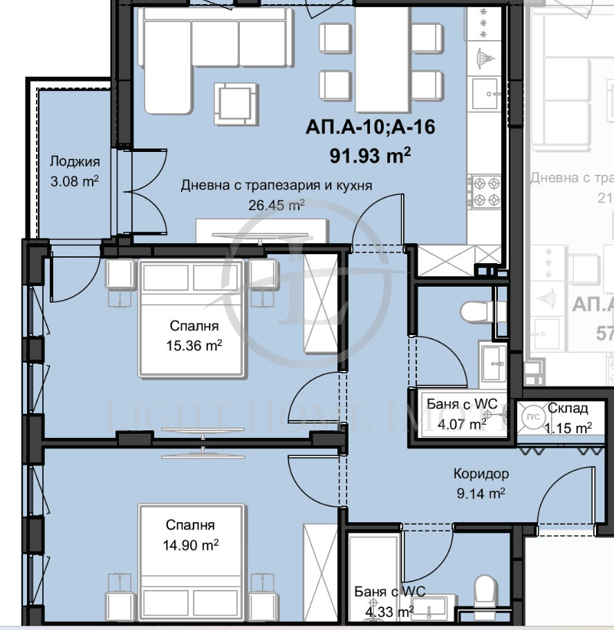 Продава 3-СТАЕН, гр. Пловдив, Христо Смирненски, снимка 3 - Апартаменти - 53278233