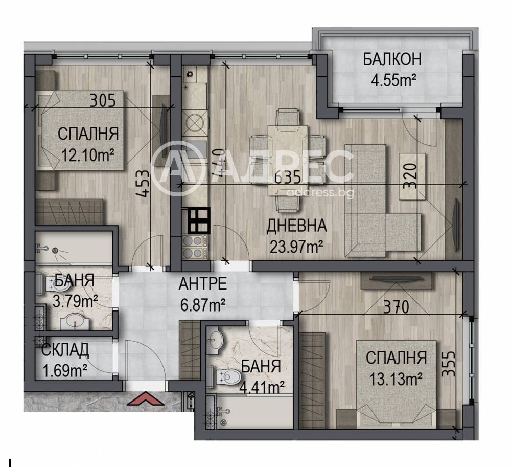 Продава 3-СТАЕН, гр. София, Овча купел, снимка 4 - Апартаменти - 55324538