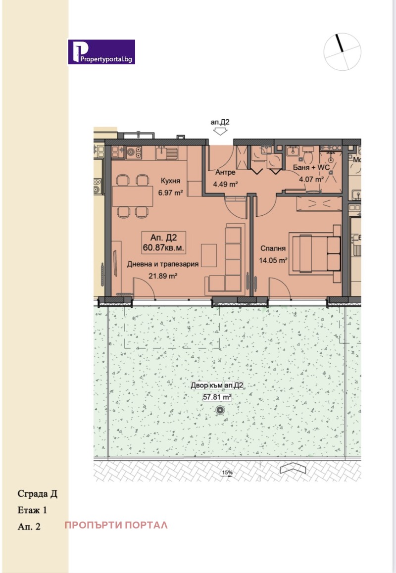 Продава 2-СТАЕН в град София, Симеоново - 136 кв.м / 236 500 € » 462 553.80 лв., ПРОПЪРТИ ПОРТАЛ