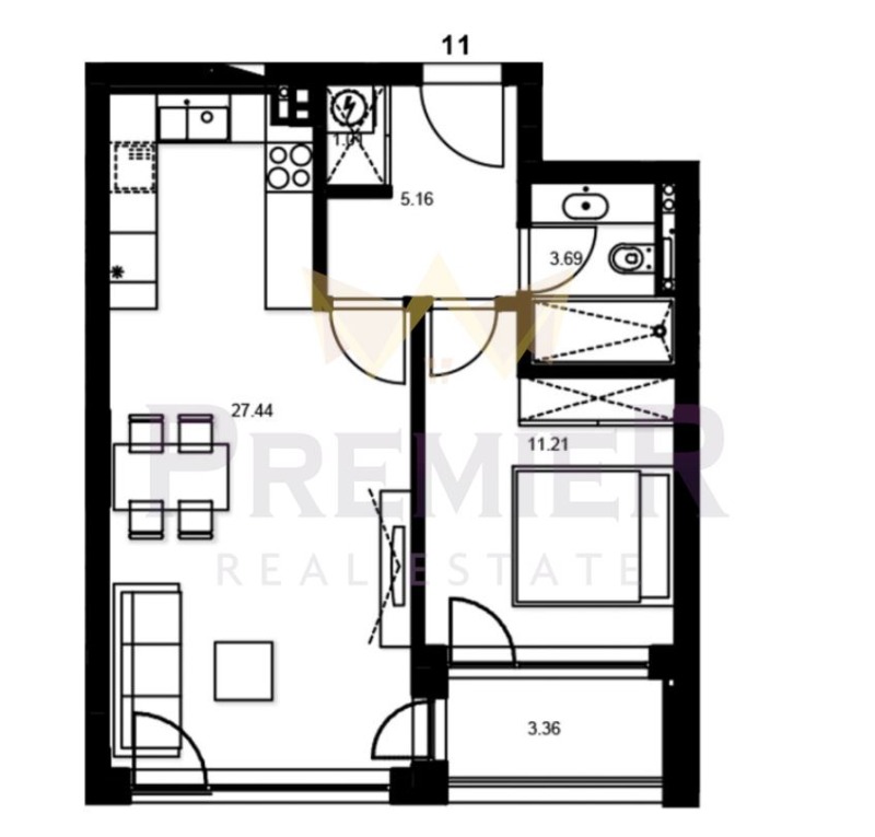 Продава 2-СТАЕН, гр. Варна, Левски 1, снимка 5 - Апартаменти - 53104562