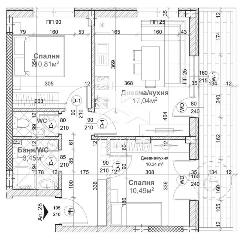 Zu verkaufen  2 Schlafzimmer Warna , m-t Sotira , 87 qm | 38752967