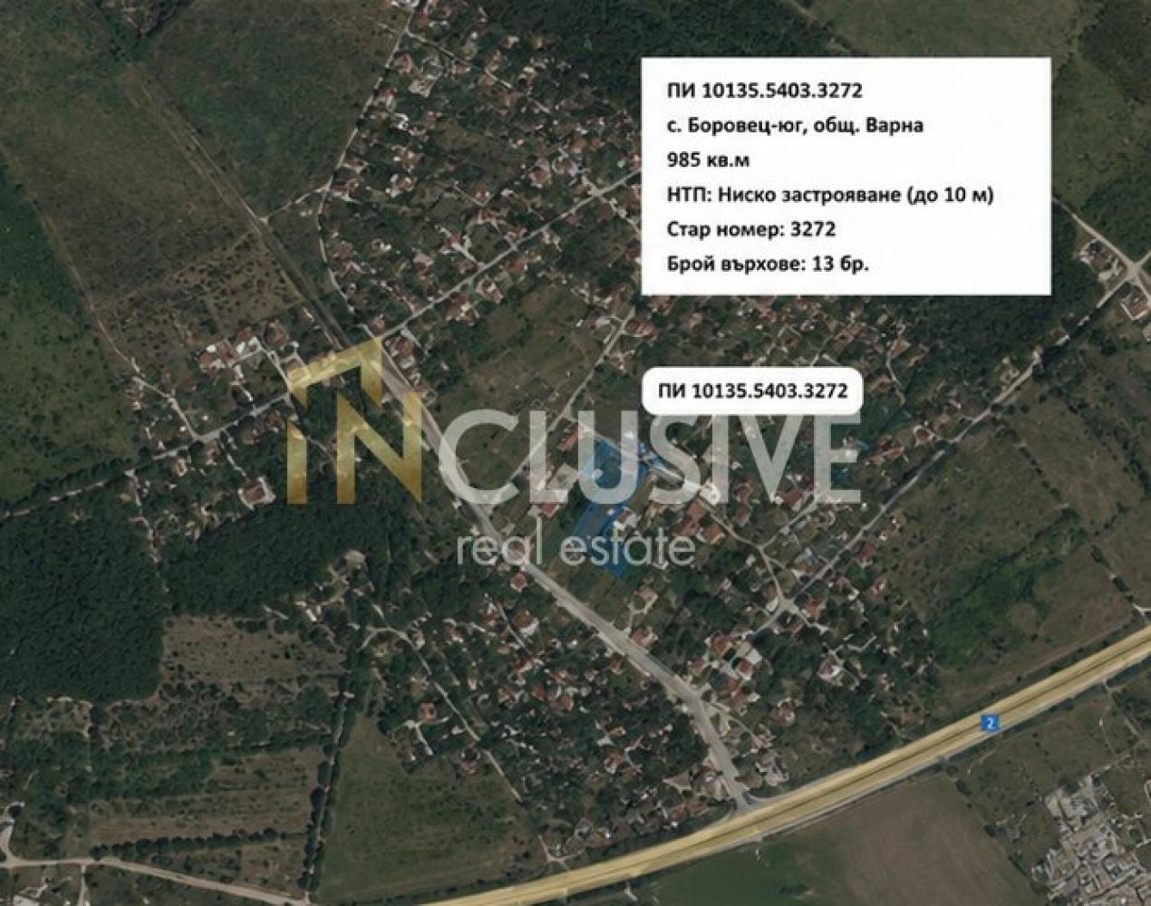Продава ПАРЦЕЛ, гр. Варна, м-т Боровец - юг, снимка 3 - Парцели - 55135772