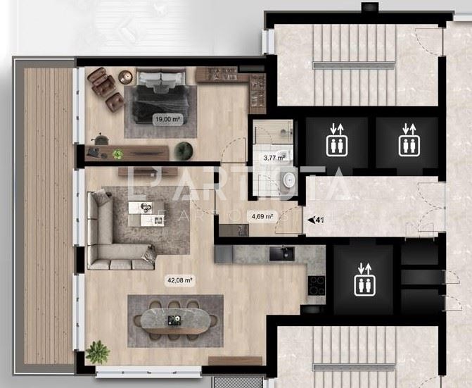 Продава 2-СТАЕН, гр. София, Дружба 2, снимка 2 - Апартаменти - 55117581