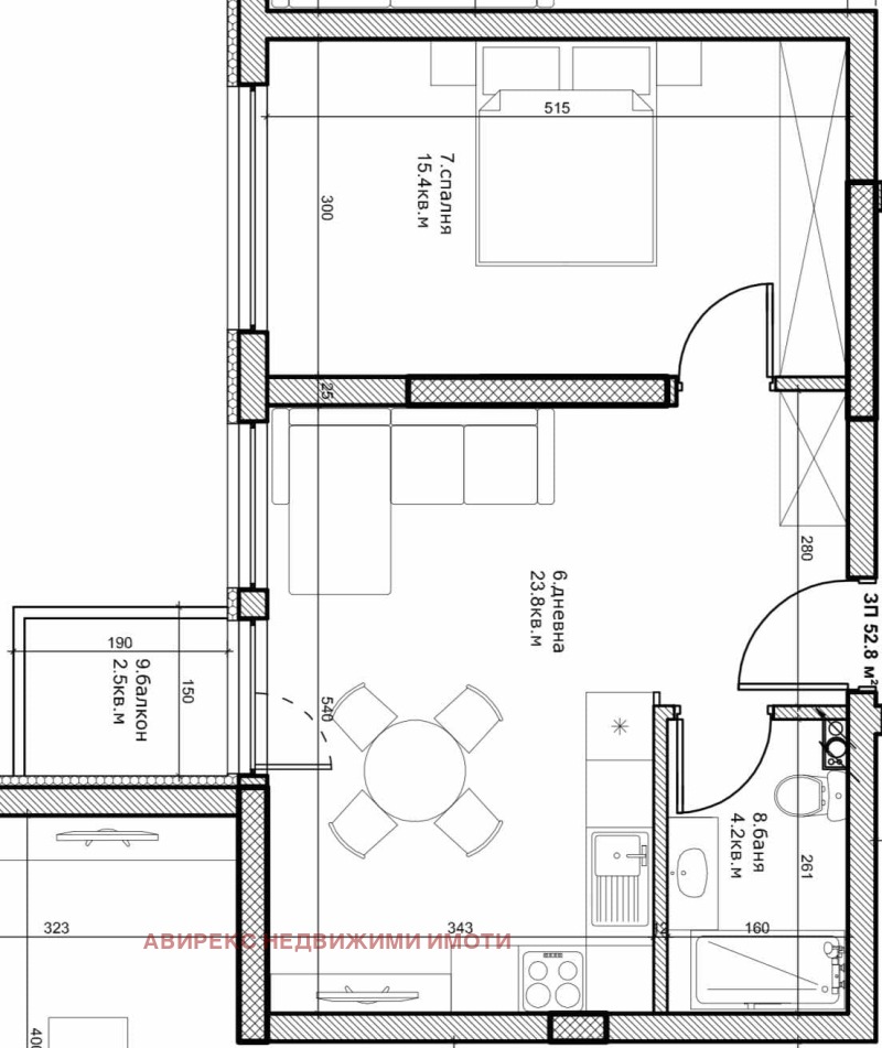 Продава 2-СТАЕН в град Пловдив, Кючук Париж - 64 кв.м / 84 760 € » 165 776.15 лв., АВИРЕКС НЕДВИЖИМИ ИМОТИ