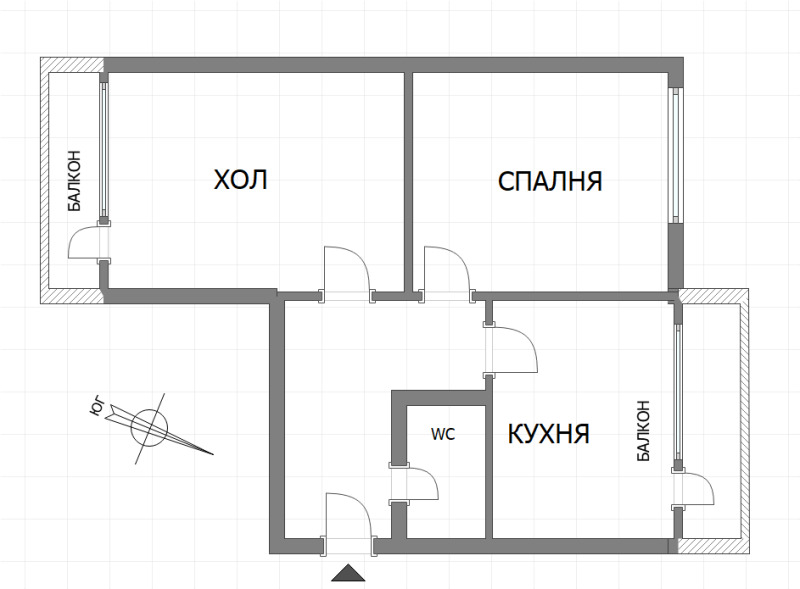 Na sprzedaż  1 sypialnia Warna , Cweten kwartal , 65 mkw | 57701121