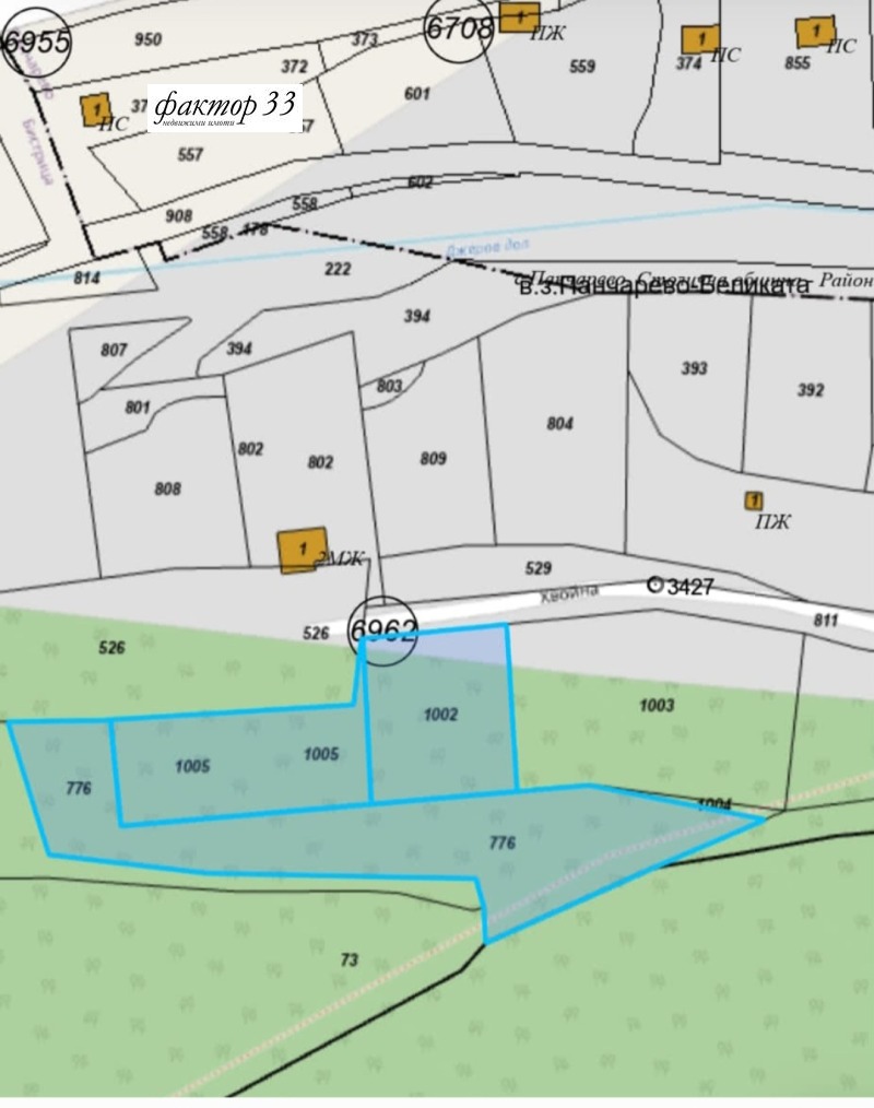 Продава ПАРЦЕЛ, гр. София, с. Панчарево, снимка 4 - Парцели - 52548190