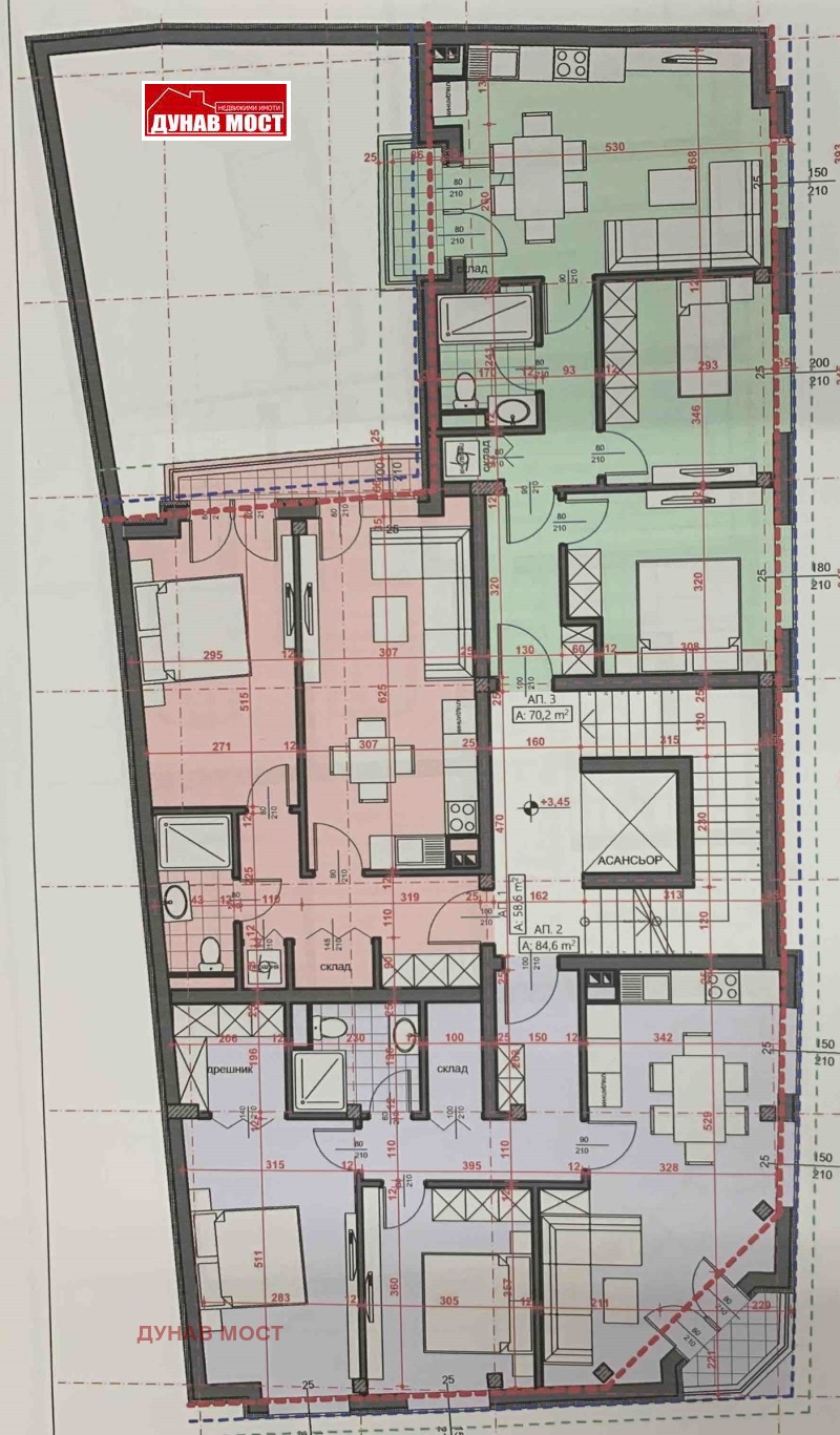 Продава 3-СТАЕН, гр. Русе, Родина 3, снимка 2 - Апартаменти - 52988161