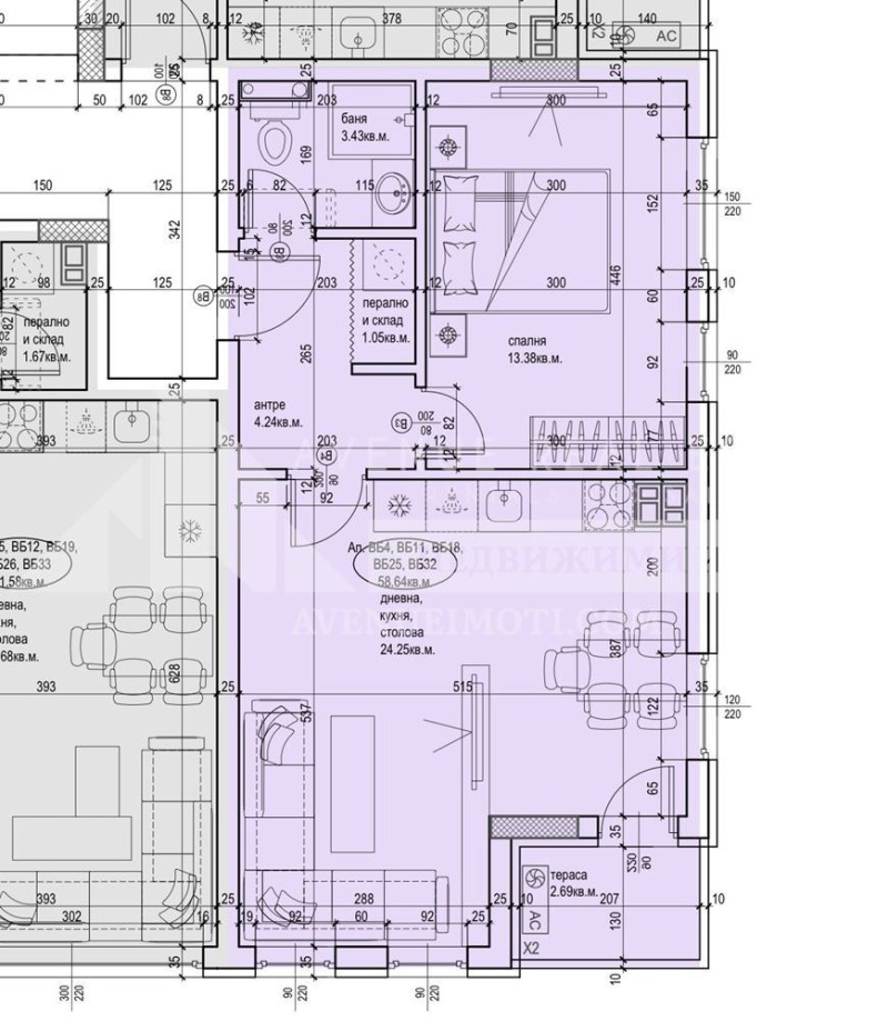 Продава 2-СТАЕН, гр. Пловдив, Каменица 2, снимка 3 - Апартаменти - 53198169