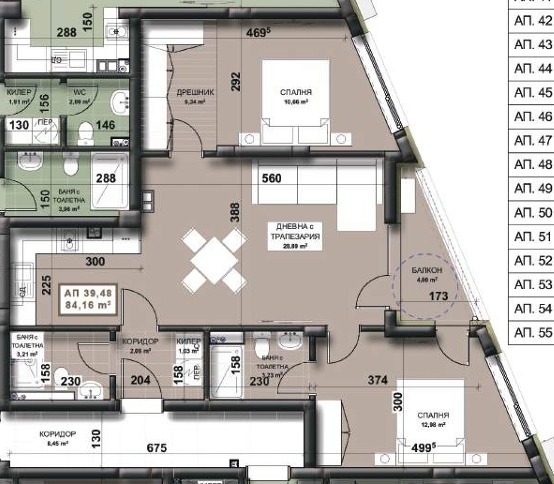 Продава 3-СТАЕН, гр. Стара Загора, Самара 3, снимка 2 - Апартаменти - 56473601