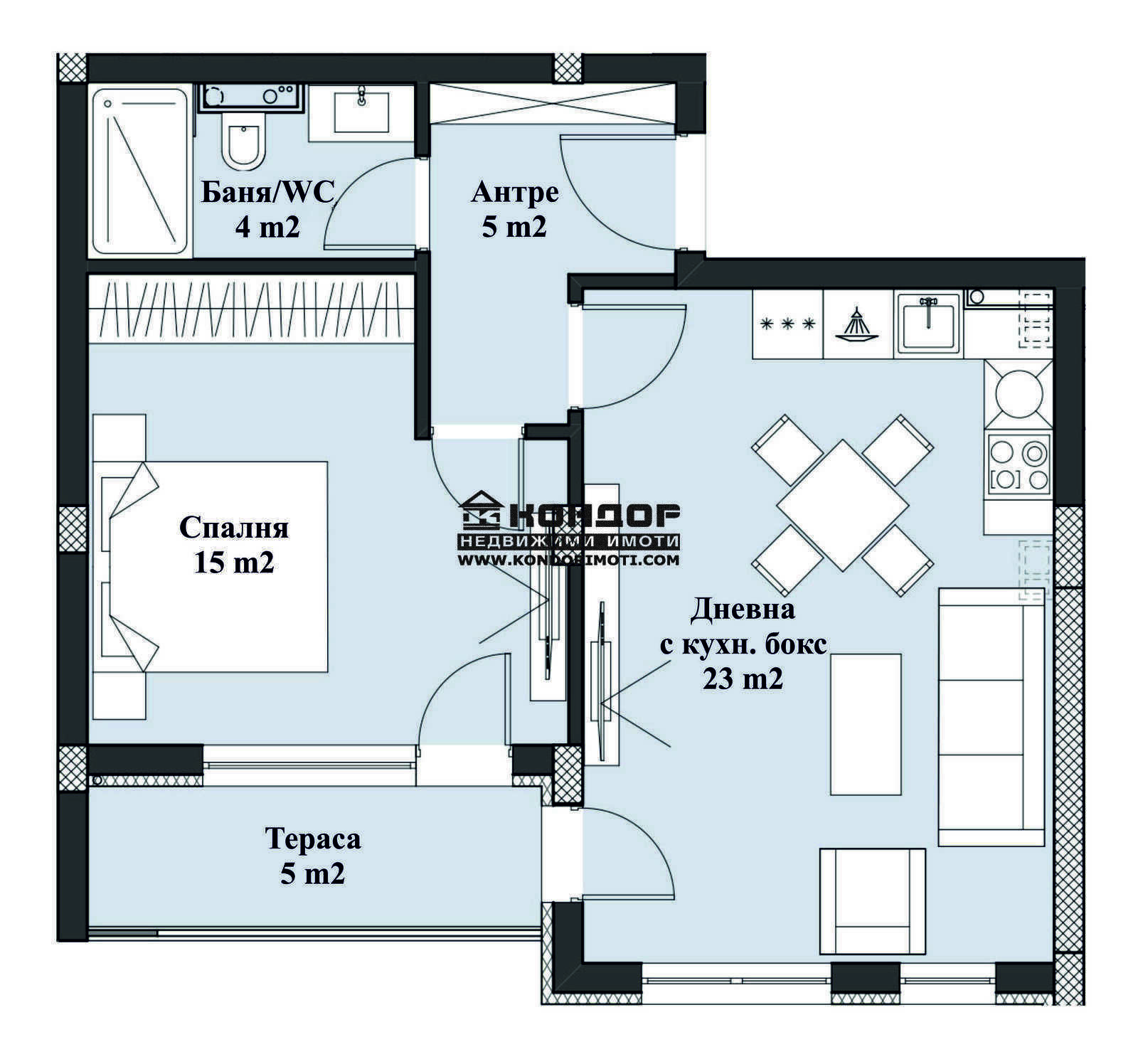 Продава 2-СТАЕН, гр. Пловдив, Христо Смирненски, снимка 4 - Апартаменти - 53271199