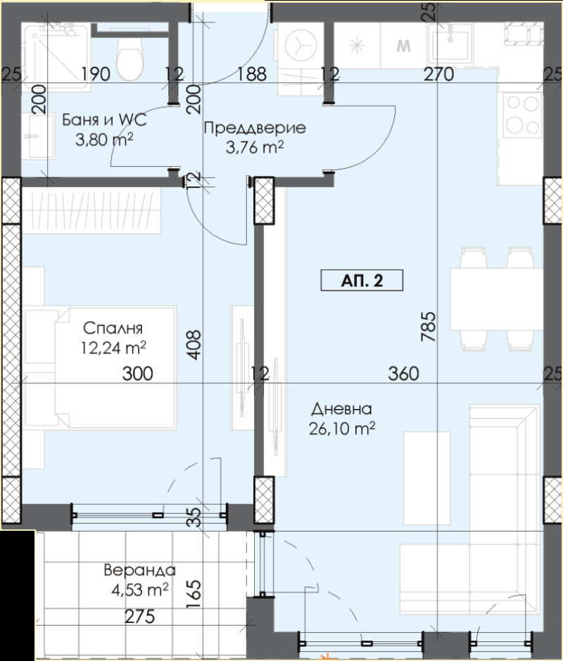 Продава 2-СТАЕН, гр. Пловдив, Тракия, снимка 4 - Апартаменти - 53438373