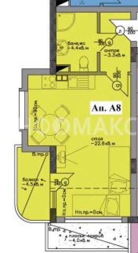 Продава 1-СТАЕН, гр. Черноморец, област Бургас, снимка 2 - Aпартаменти - 45463490