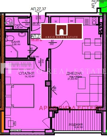For Sale  1 bedroom Sofia , Tsentar , 67 sq.m | 95041140 - image [3]