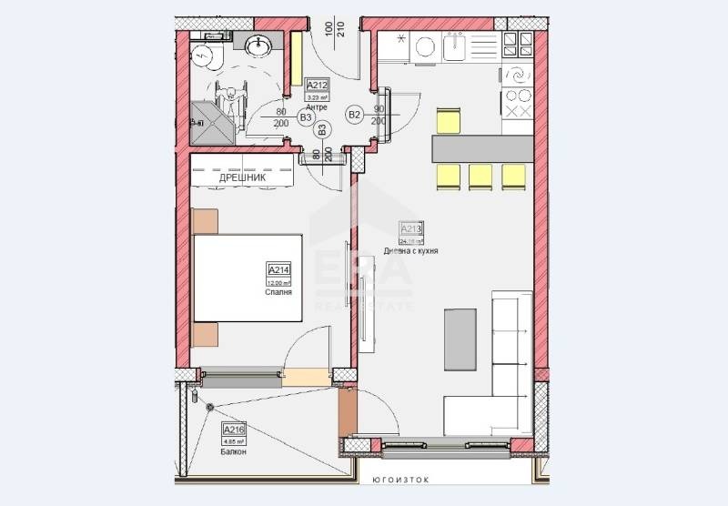 Продава 2-СТАЕН, гр. Варна, Виница, снимка 8 - Апартаменти - 54451578