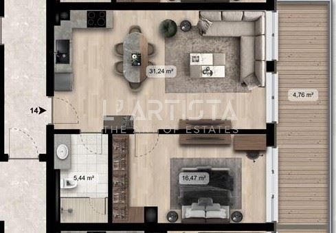 Продава 2-СТАЕН, гр. София, Дружба 2, снимка 2 - Апартаменти - 55099002