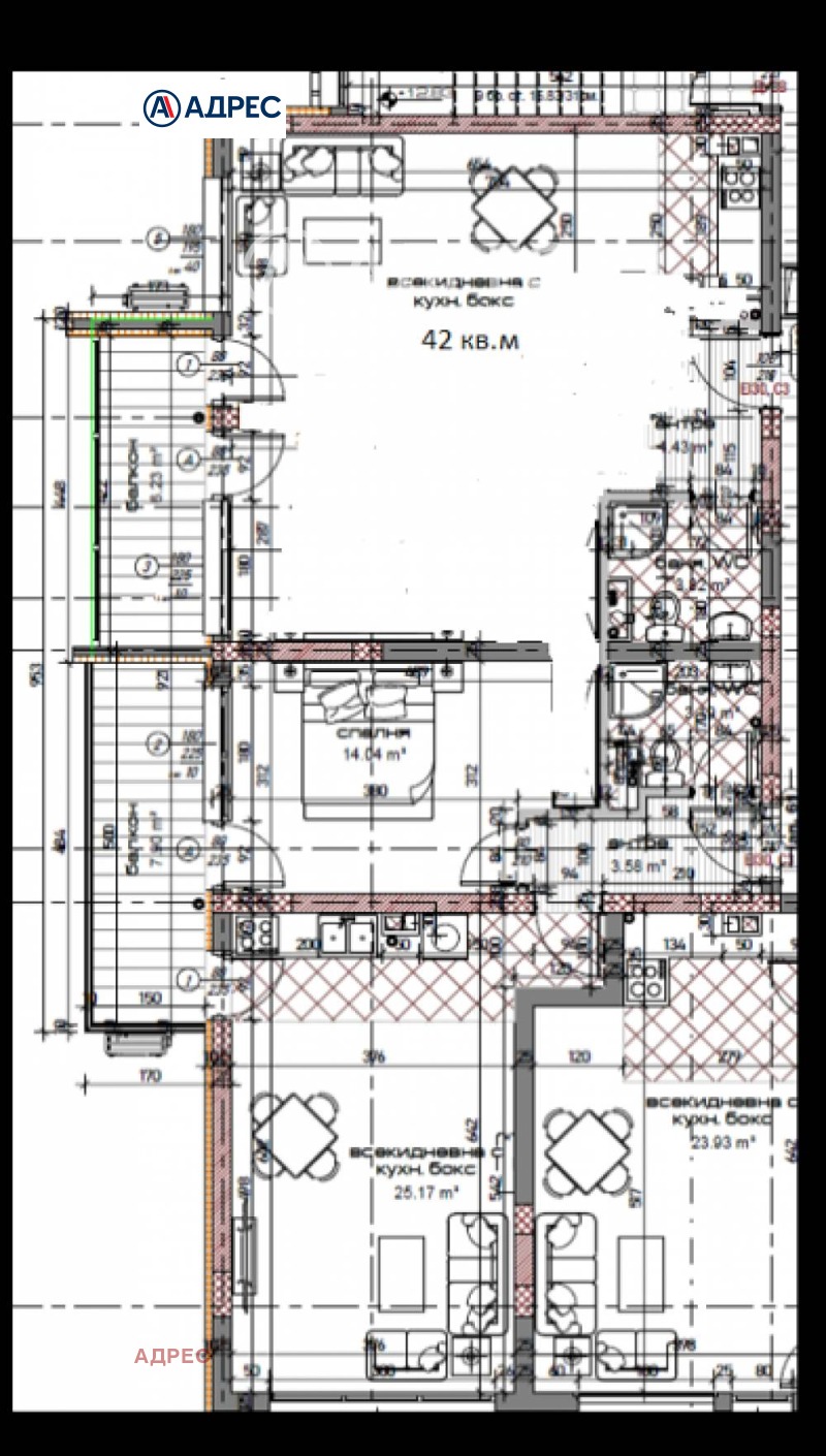 Satılık  3+ yatak odası Varna , Mladost 1 , 157 metrekare | 79971641
