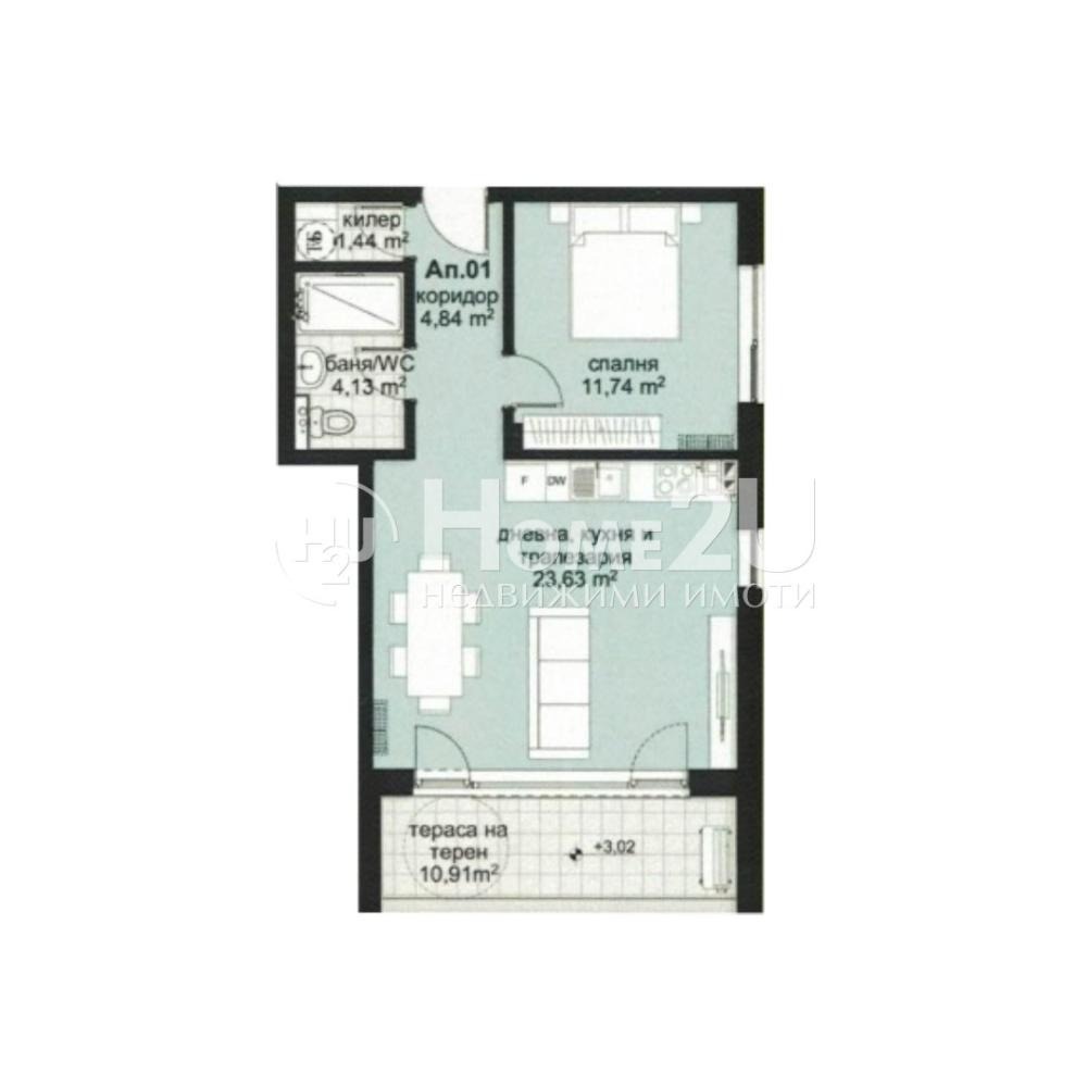 Продава 2-СТАЕН, гр. Варна, Виница, снимка 4 - Апартаменти - 53730786