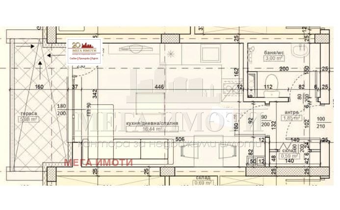 Продава 1-СТАЕН, гр. Приморско, област Бургас, снимка 2 - Апартаменти - 54109681
