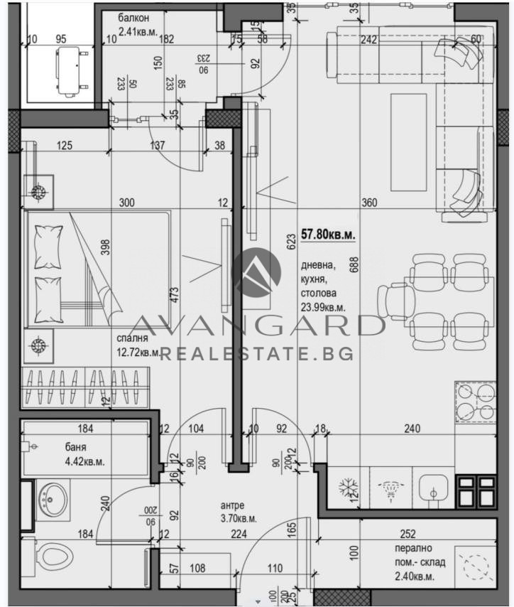 Продава 2-СТАЕН, гр. Пловдив, Христо Смирненски, снимка 14 - Апартаменти - 52133355