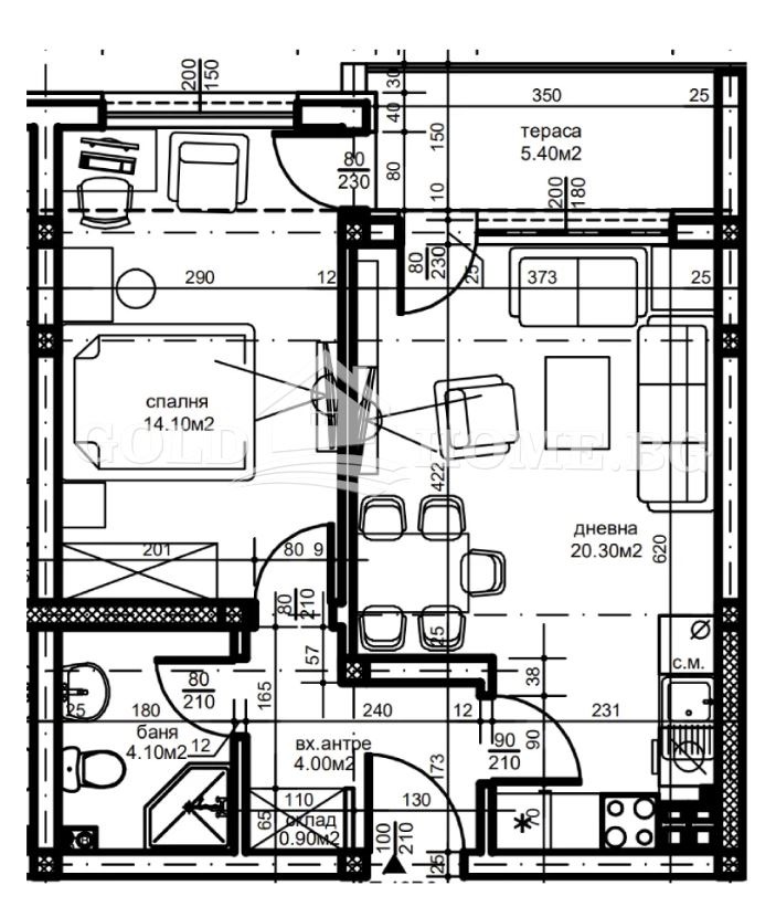 Продава 2-СТАЕН, гр. Пловдив, Остромила, снимка 3 - Апартаменти - 55200016