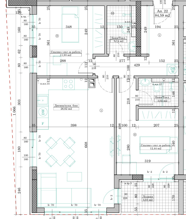 Продаја  2 спаваће собе Варна , Кајсиева градина , 97 м2 | 99460569 - слика [2]
