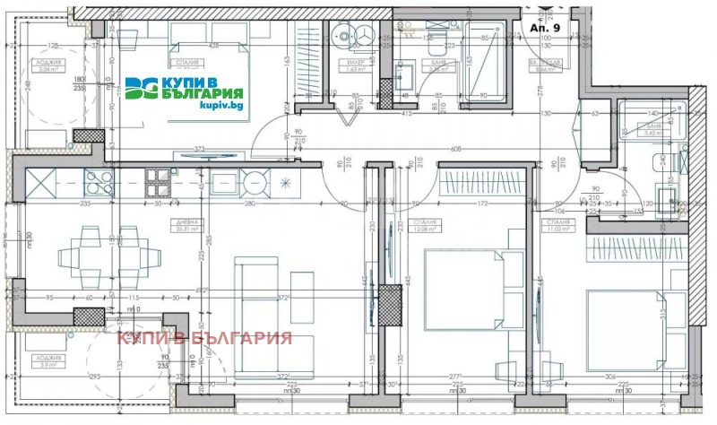 Продава 4-СТАЕН, гр. Варна, Младост 2, снимка 9 - Aпартаменти - 47661419