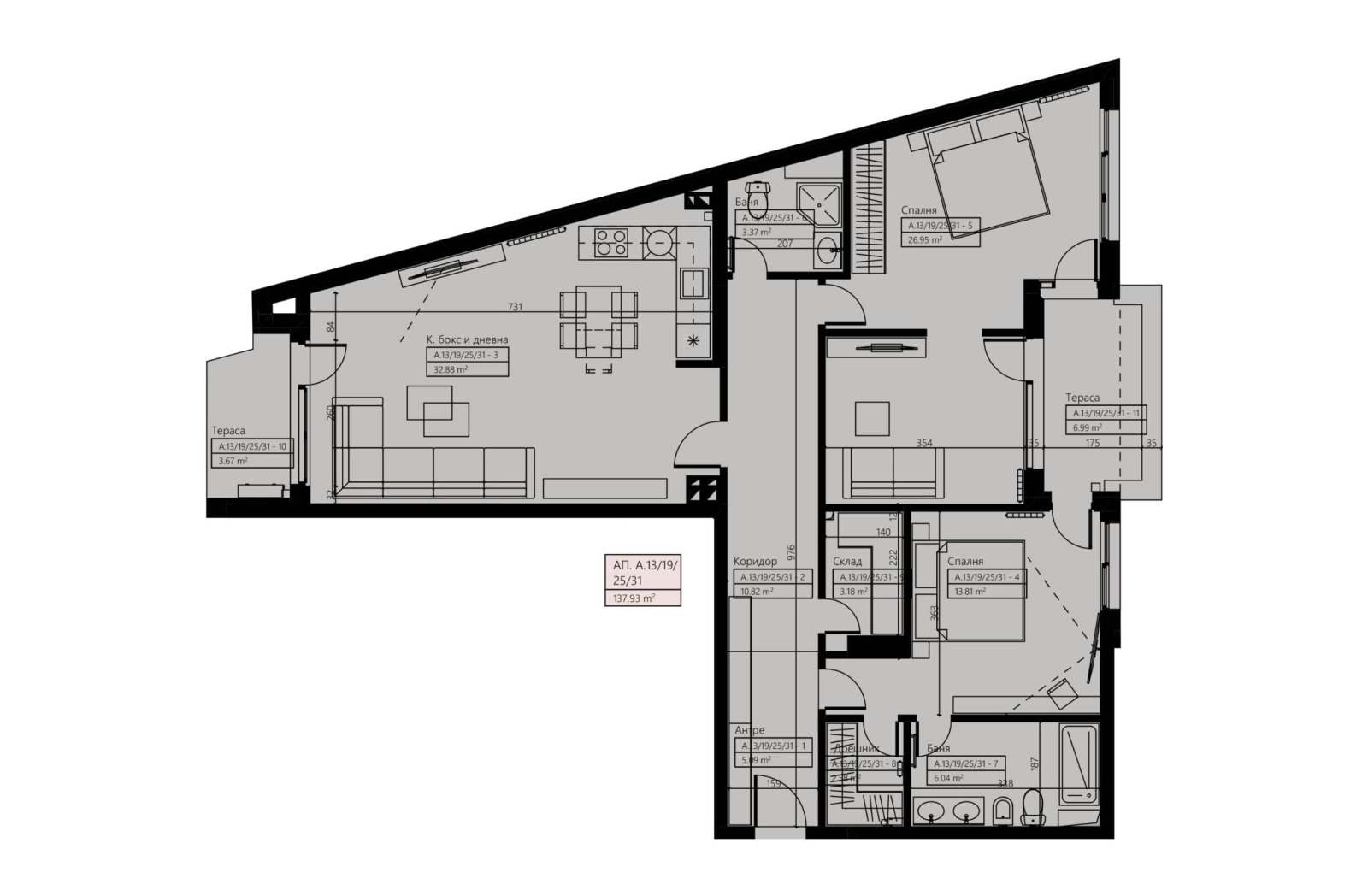 Продава 4-СТАЕН, гр. София, Малинова долина, снимка 9 - Апартаменти - 55747530