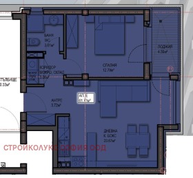 1 bedroom Mladost 4, Sofia 1