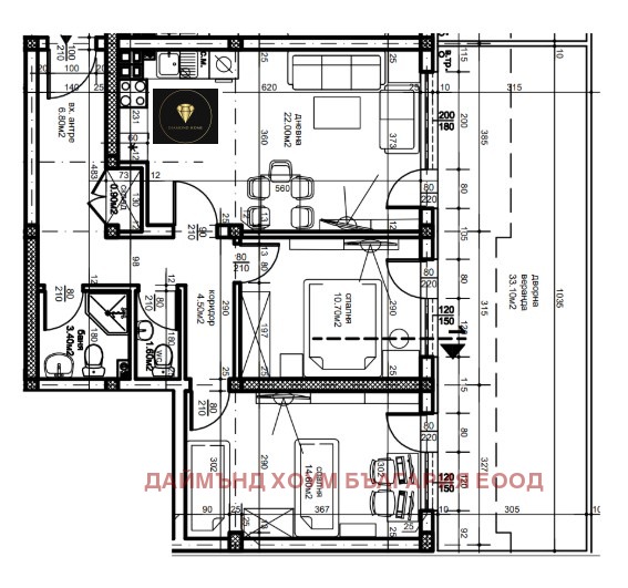 Продается  2 спальни Пловдив , Южен , 120 кв.м | 92709130 - изображение [2]