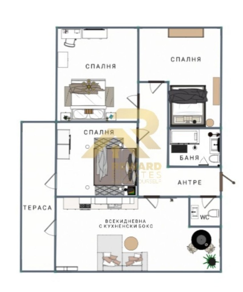 Eladó  3 hálószobás Sofia , Karpuzica , 115 négyzetméter | 64106296 - kép [11]