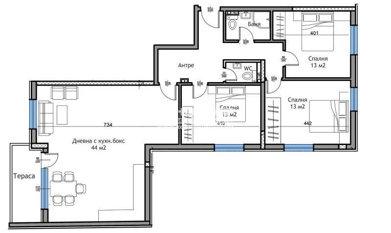 For Sale  3+ bedroom Plovdiv , Tsentar , 142 sq.m | 15877087 - image [2]