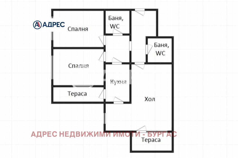 Продава 3-СТАЕН, гр. Бургас, Зорница, снимка 4 - Апартаменти - 53826638